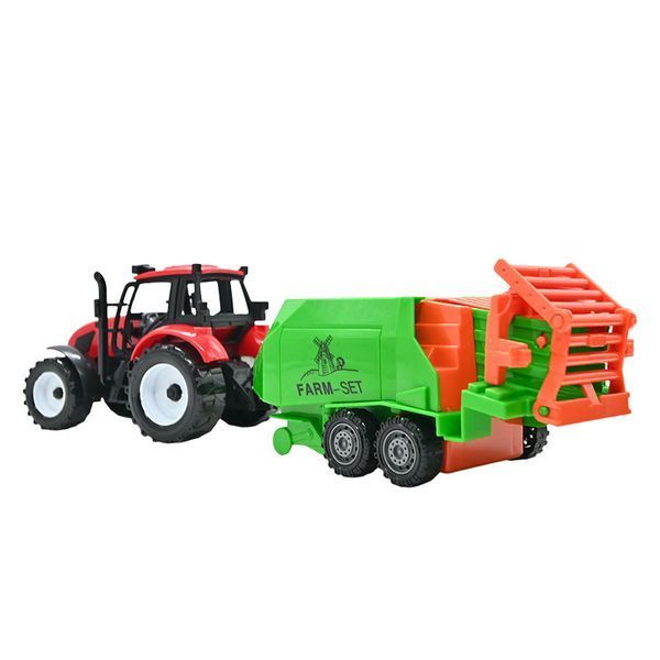 Трактор інерційний з причепом Farm Tractor 9998-37 192241 фото &mdash; Кузя