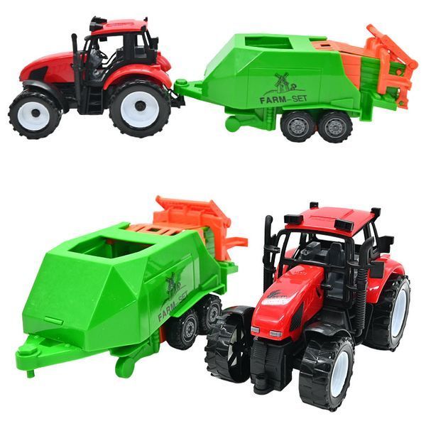 Трактор інерційний з причепом Farm Tractor 9998-37 192241 фото &mdash; Кузя