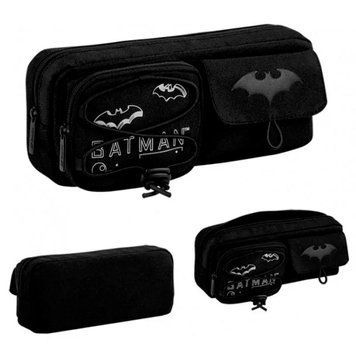 Пенал шкільний м'який Kite DC26-2701 Batman з кишенями 193589 фото &mdash; Кузя