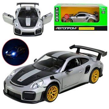 Металева колекційна машинка Porsche 911 GT2 RS Автопром 68705 183596 фото &mdash; Кузя
