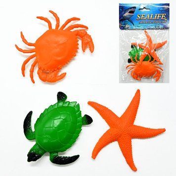 Набір морських тварин 3 шт 188-34 188238 фото &mdash; Кузя