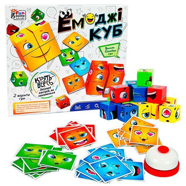 Настольная игра Эмоджи куб Fun Game 68831 170647 фото &mdash; Кузя