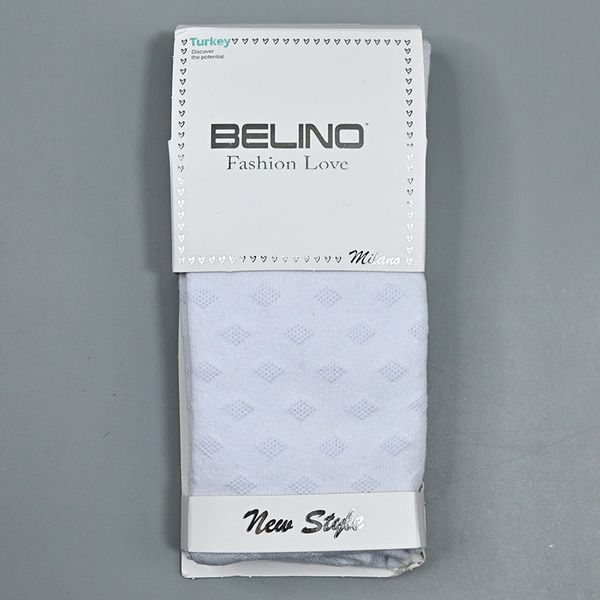 Дитячі колготки на дівчинку 5-6 років, "Belino" ажурні, білі 185870 фото &mdash; Кузя