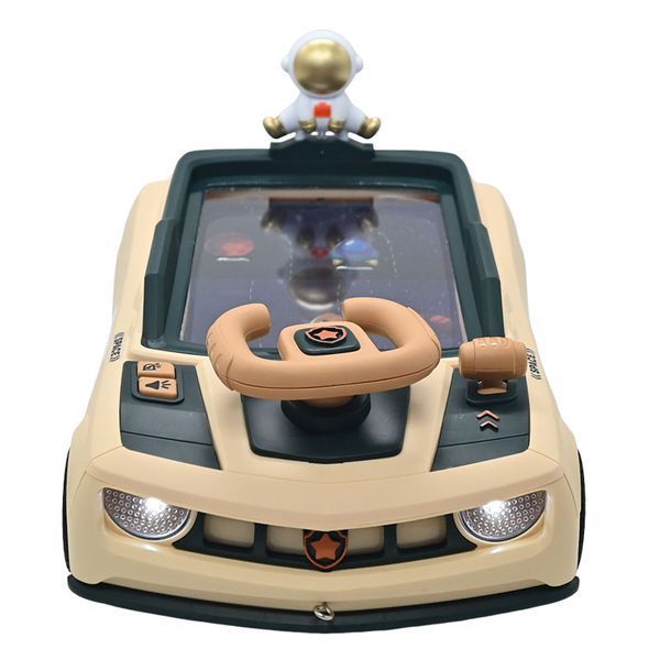 Дитячий автотренажер з кермом, світлом та рухомою трасою Space Adventure 998 E 194092 фото &mdash; Кузя