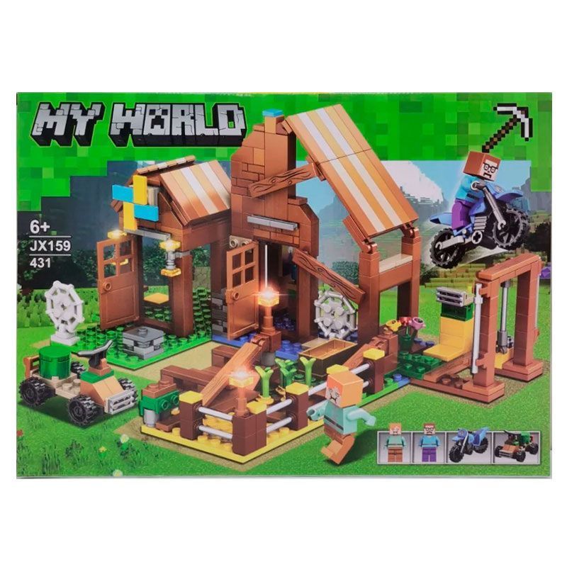 Купить Конструктор My World JX159, 431 деталь – магазин Kuzya, 192353