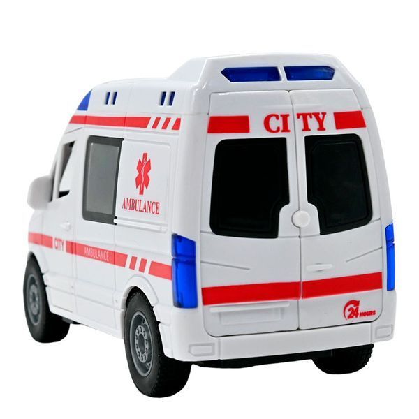 Машинка швидкої допомоги інерційна 711-38 A 185267 фото &mdash; Кузя