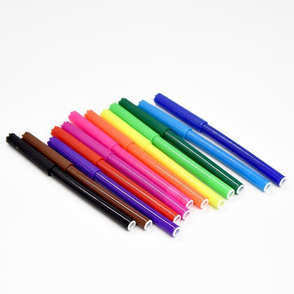 Набір фломастерів Color Fibre 858-12, 12 кольорів 165067 фото &mdash; Кузя