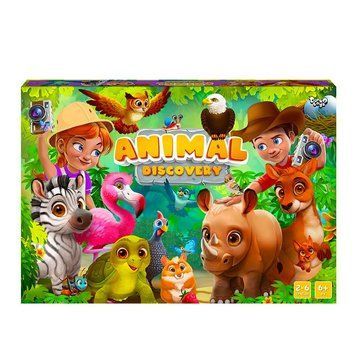 Дитяча настільна гра "Animal discovery" G-AD-01-01U 149754 фото &mdash; Кузя