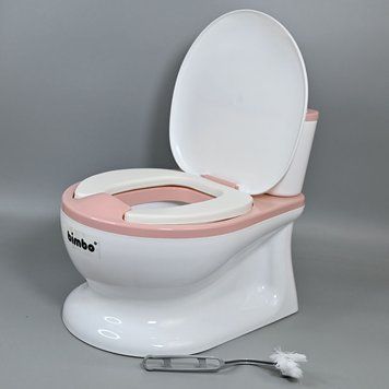 Горщик-унітаз для дівчинки з озвучкою та м'яким сидінням Bimbo 9211-36 190116 фото &mdash; Кузя