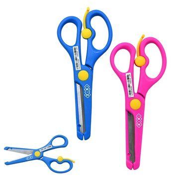 Ножиці дитячі ZiBi BABY Line ZB5003 зі зворотним механізмом, 13,5 см, 2 кольори
