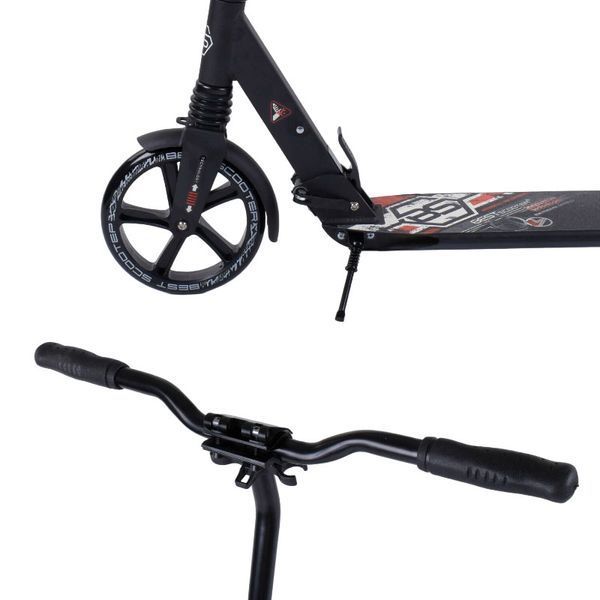 Детский двухколесный складной самокат с 2 амортизаторами bc-54394 Best Scooter 161365 фото &mdash; Кузя