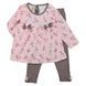 Костюм для девочки трикотажный 68-86(6-18м)арт 26357 туника, лосины 186378 фото 1 &mdash; Кузя