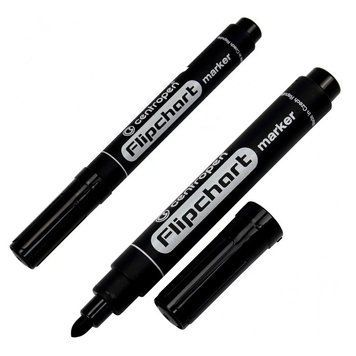 Маркер на водной основе черный Centropen Flipchart 8550 01 70561 фото &mdash; Кузя