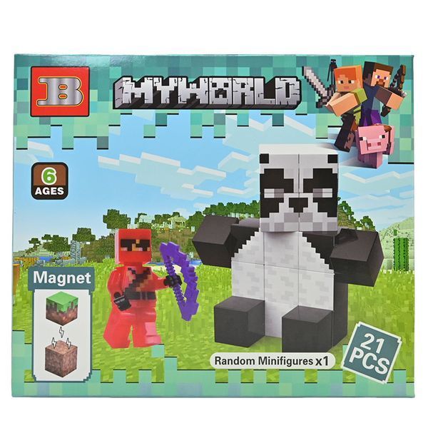 Магнитный конструктор My World Minecraft 3802, 4 вида 192992 фото &mdash; Кузя