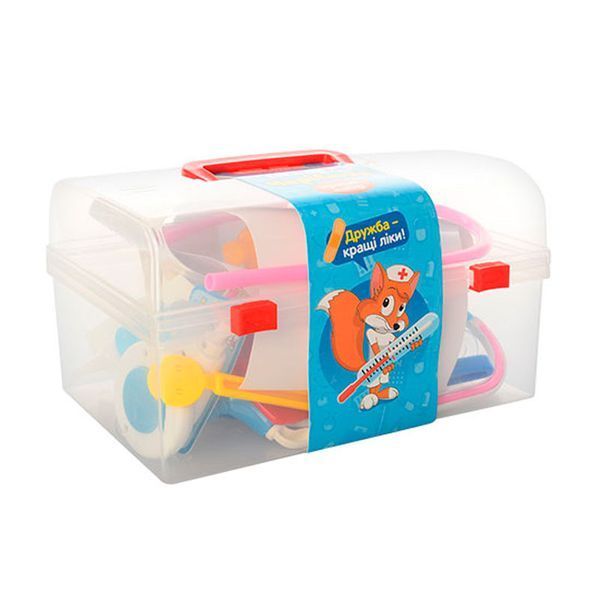 Игровой набор доктора Limo Toy M 0459 U/R в чемодане, 28 предметов 191505 фото &mdash; Кузя