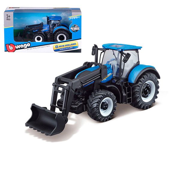 Автомодель металлическая "Трактор New Holland T7.315" Bburago 167836 фото — Кузя