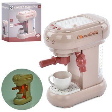 Игрушечная кофеварка YH218-6SE со световыми, звуковыми эффектами и подачей воды 193537 фото &mdash; Кузя