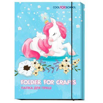 Папка для праці A4 на гумці Cool For School CF32005-09 Єдиноріг