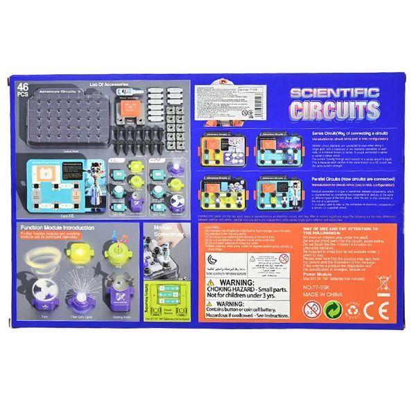 Конструктор електронний Scientific Circuits STEM 77-55 K, 46 елементів 186332 фото &mdash; Кузя