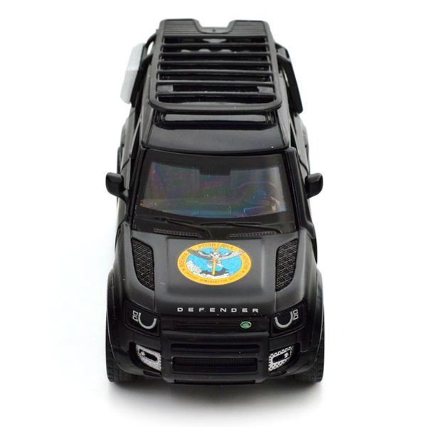 Машинка "Шеврони Героїв" Land Rover Defender 110 "ГУР МО" 174458 фото &mdash; Кузя
