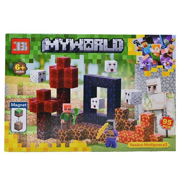 Магнитный конструктор My World 3803 на 95 деталей, 4 вида 192993 фото &mdash; Кузя