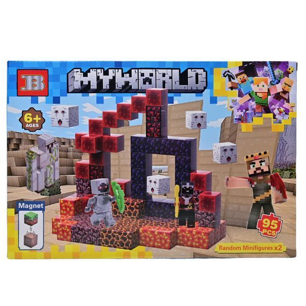 Магнитный конструктор My World 3803 на 95 деталей, 4 вида 192993 фото &mdash; Кузя