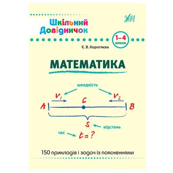 Шкільний довідничок.Математика. 1-4 класи 165494 фото — Кузя