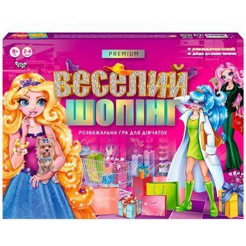 Настільна гра "Веселий шопінг. Premium" G-VS-01-01U, укр. 151281 фото &mdash; Кузя