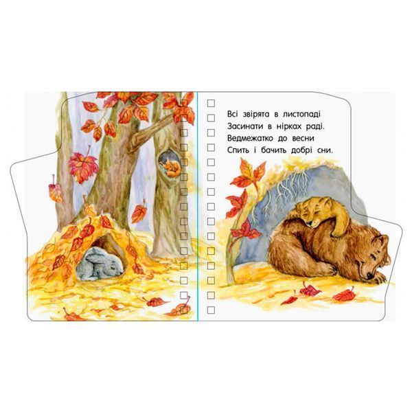 Дитяча книжка-картонка "Перші кроки. Пори року" 137607 фото &mdash; Кузя
