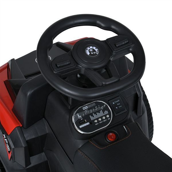 Каталка-толокар 2 в 1 Bambi Racer M 4802EL-3 з батьківською ручкою та EVA колесами, червоний 195163 фото &mdash; Кузя