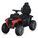 Каталка-толокар 2 в 1 Bambi Racer M 4802EL-3 з батьківською ручкою та EVA колесами, червоний 195163 фото 4 &mdash; Кузя
