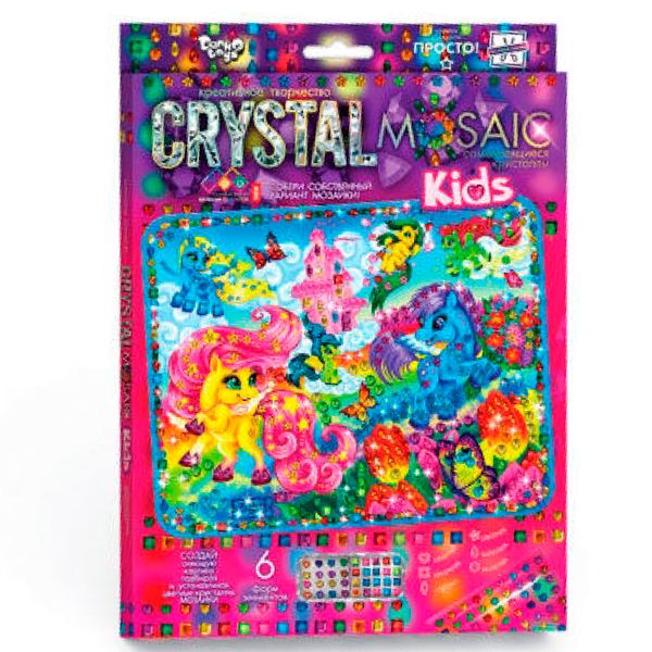 Набір для творчості "Crystal Mosaic Kids" CRMk-01-02-10 104229 фото — Кузя