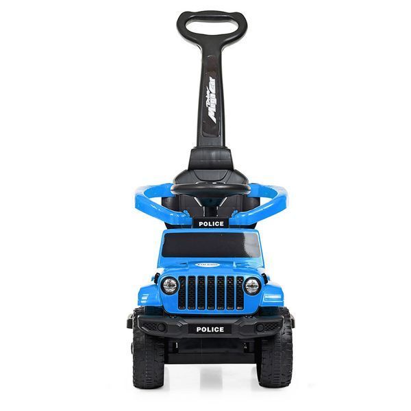 Машинка-толокар Bambi Racer M 4288-12 з батьківською ручкою та музичною панеллю, синя 190357 фото &mdash; Кузя