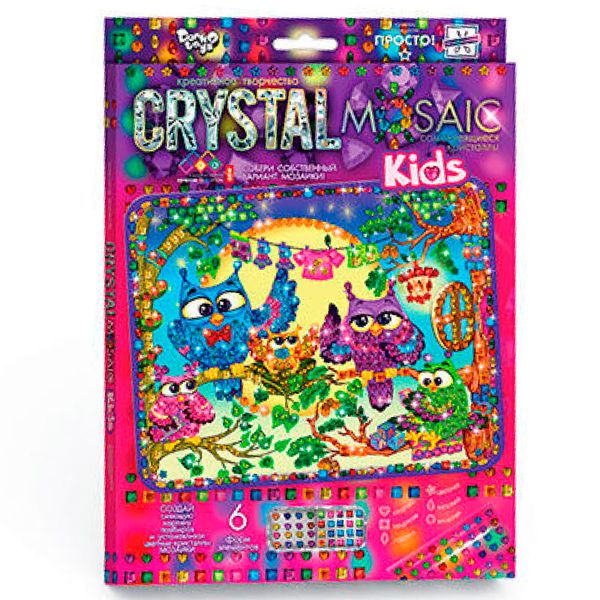 Набір для творчості "Crystal Mosaic Kids" CRMk-01-02-10 104229 фото — Кузя