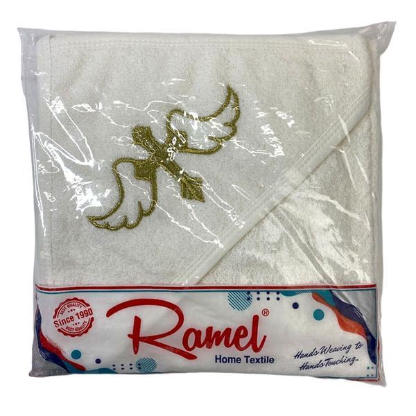Крижма - рушник з куточком "Ramel" арт.306 (золото) 136087 фото &mdash; Кузя