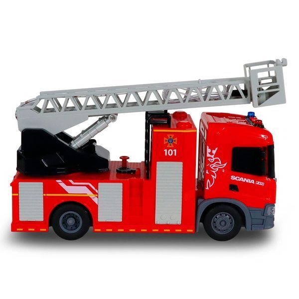 Пожежна машина TechnoDrive Scania зі світлом, звуком та розбризкуванням води 6407KS 195031 фото &mdash; Кузя