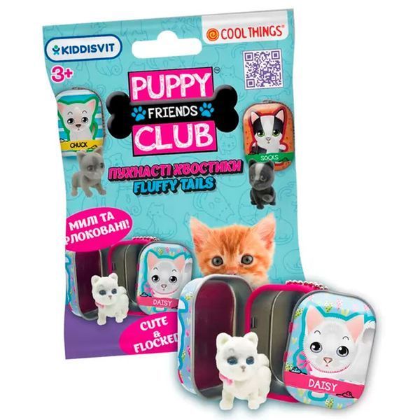 Фігурка-сюрприз Cool Things Puppy Club Пухнасті хвостики PC061 188517 фото &mdash; Кузя