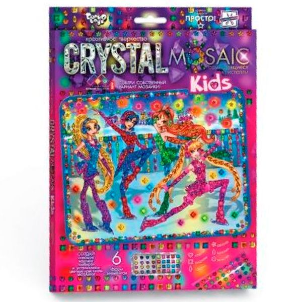 Набір для творчості "Crystal Mosaic Kids" CRMk-01-02-10 104229 фото — Кузя