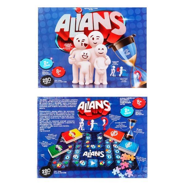Настільна гра "ALIANS" Danko Toys G-ALN-01U 111136 фото &mdash; Кузя