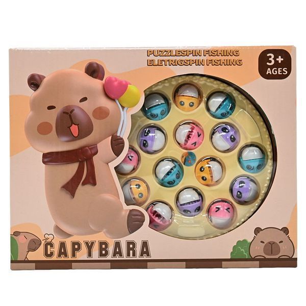 Детская настольная игра Рыбалка Капибара с звуком 5205 194170 фото &mdash; Кузя