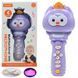 Детский микрофон-караоке беспроводной Bluetooth Сова YK 7020 C 189102 фото 1 &mdash; Кузя
