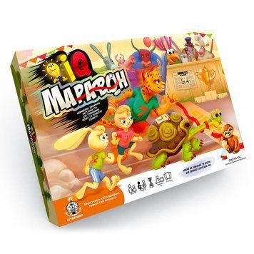 Настільна дитяча гра "IQ Марафон" G-IQM-01-01U 120748 фото &mdash; Кузя