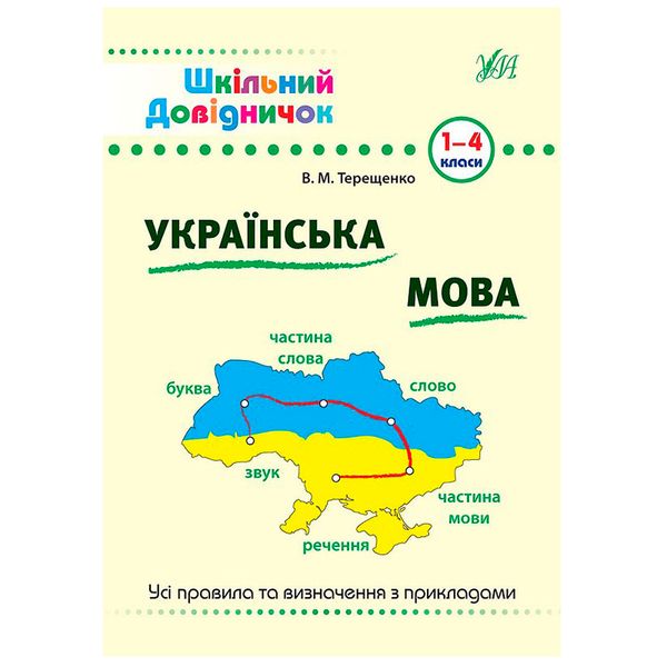 Шкільний довідничок. Українська мова 1-4 класи 165496 фото — Кузя