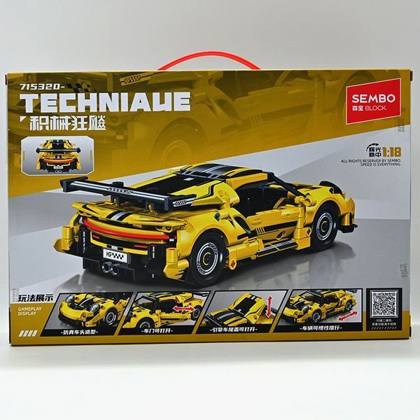 Конструктор 715320 Гоночний автомобіль Techniaue, 491 деталь 191580 фото &mdash; Кузя