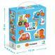 Пазли для малюків 4в1 Транспорт Baby puzzle Dodo 300685 188530 фото 4 &mdash; Кузя
