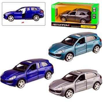 Металлическая машинка "Porsche Cayenne S Scale" Автопром 4303, 3 цвета 163859 фото &mdash; Кузя