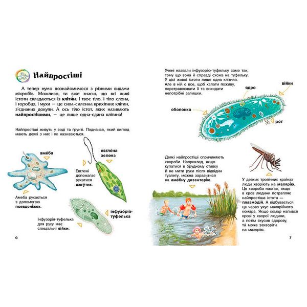 Енциклопедія дошкільника "Мікроби" 178103 фото — Кузя