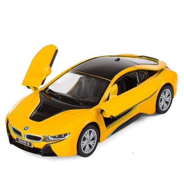 Металева машинка &laquo;BMW I8&raquo; Kinsmart КТ 5379W, 4 кольори 85829 фото &mdash; Кузя