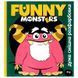 Раскраска на черном фоне Очень смешная раскраска Funny Monsters 182259 фото 1 &mdash; Кузя