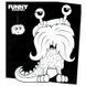Раскраска на черном фоне Очень смешная раскраска Funny Monsters 182259 фото 2 &mdash; Кузя